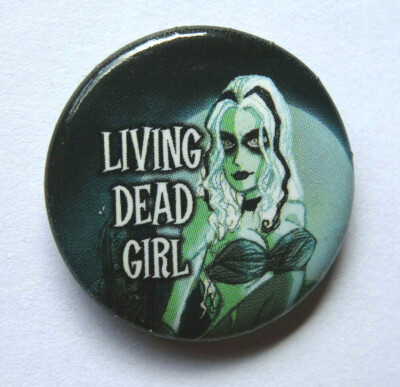 Living Dead Girl Button Anstecker Badge Pin Zombie 2,5cm