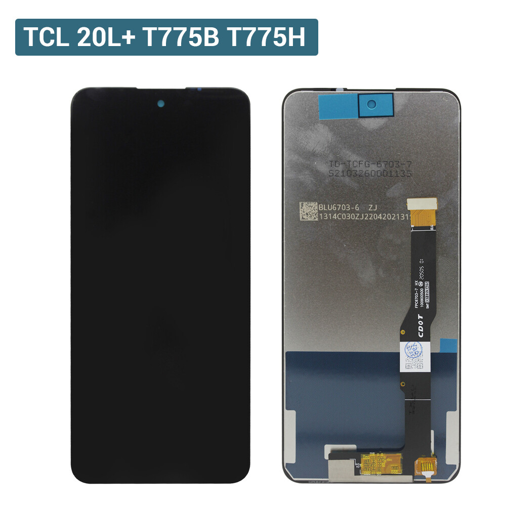 Écran LCD + Vitre Tactile Noir Pour TCL 20 R 5G - Neuf Sous Blister