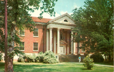 University Of Mississippi Oxford Mississippi Lamar Hall Postcard