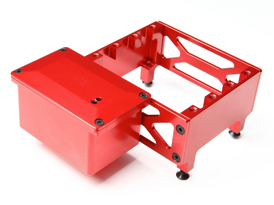 Custodia Ricevitore E Supporto Servo In Alluminio CNC GTB Per LOSI DBXL-E 2.0 &ndash; 1:5 RC