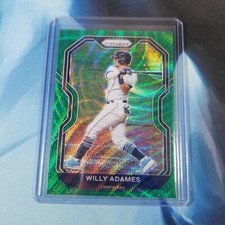 2021 Panini Prizm Baseball Willy Adames Green Wave Prizm #219 NM/M