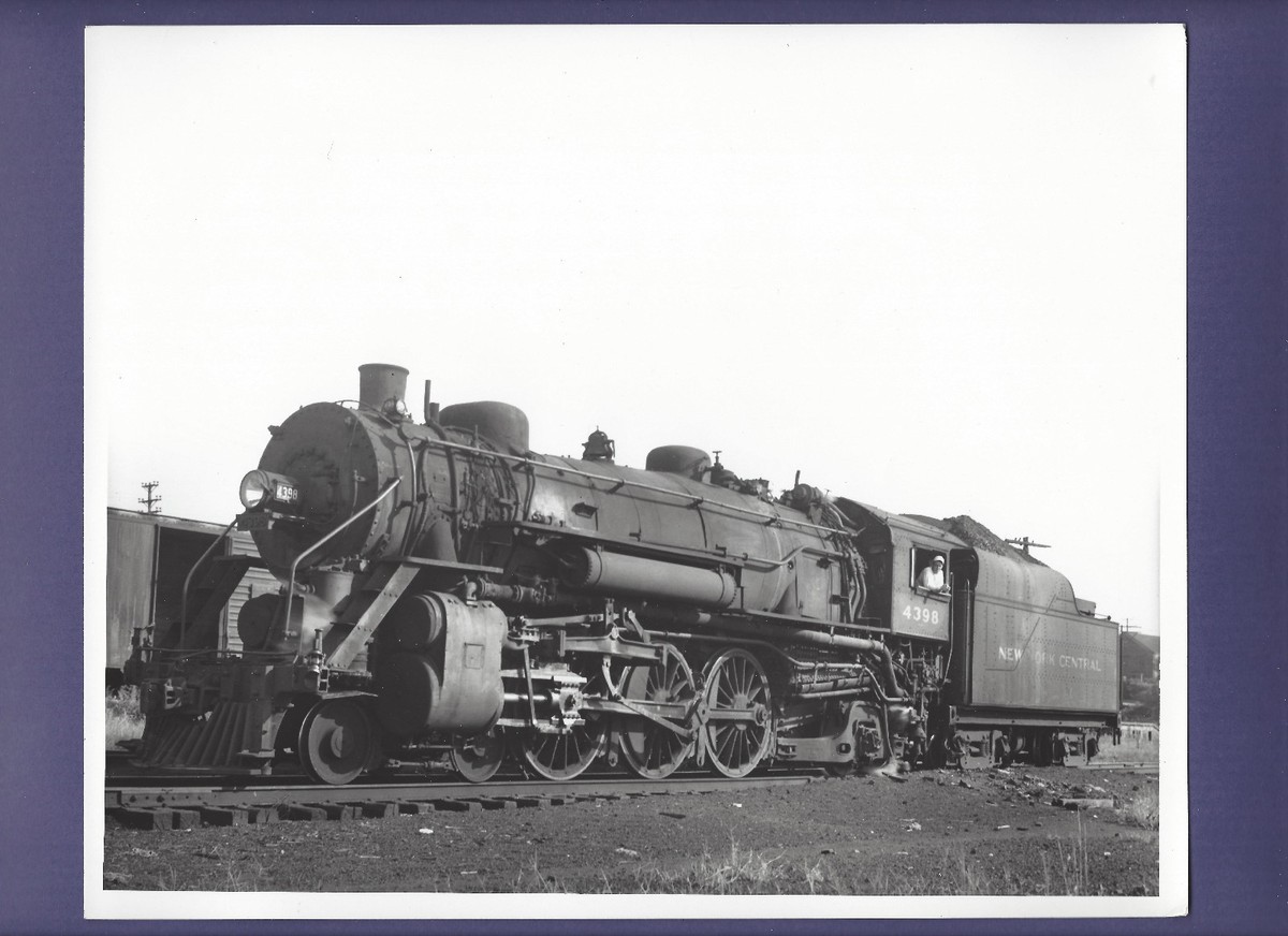 New York Central NYC 4-6-2 Steam Locomotive #4398 - Vintage