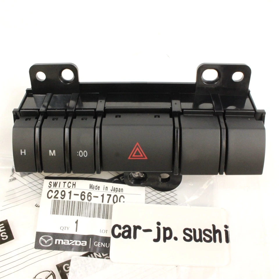 MAZDA Genuine 2008-2010 MAZDA 5 Dashboard Hazard Cluster Switch C291-66-170C - Image 4 of 4