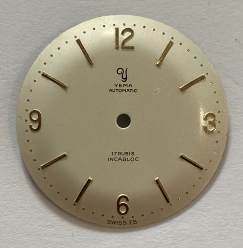 SUPERBE CADRAN DE MONTRE YEMA AUTOMATIC @ DIAL YEMA AUTOMATIC @ 30,67 MM @ TOP - Picture 4 of 10