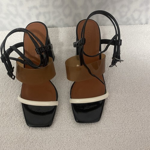 ASOS DESIGN Women’s Native Triple Strap Block Heeled Sandals Size UK 3/US 5 NWOT - Picture 4 of 9