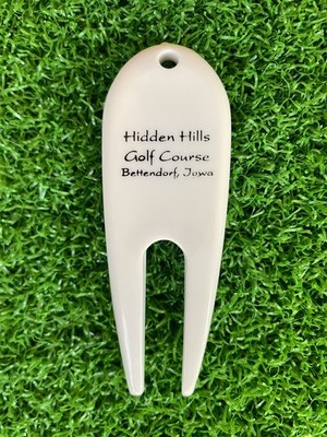 Hidden Hills Golf Course Ball Divot Repair Tool Plastic - Bettendorf Iowa IA