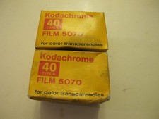 kodachrome film 5070 for color transparancies 2PK 