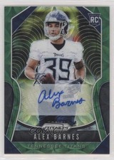 2019 Panini Prizm Rookies Green Scope 19/75 Alex Barnes #377 Auto 0o1