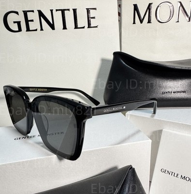 GentleMonster Sunglasses TEGA 01 Black Frame Black Lenses | eBay