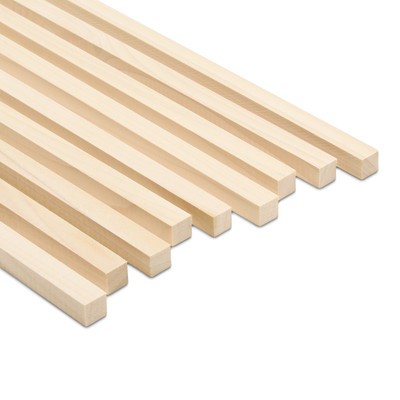 Wood Square Dowel Rods 1/2  x 48'', Sticks for Crafts & Woodworking|Woodpeckers