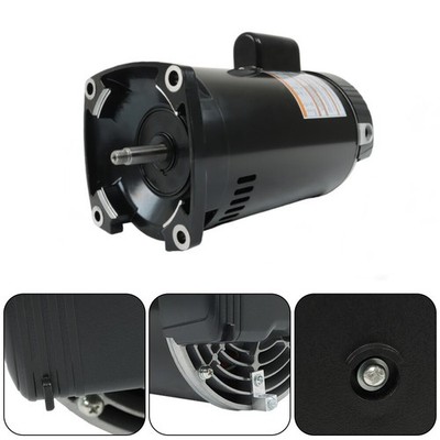 2HP Square Flange Pool Pump Motor Threaded Shaft Swimming Pool Pump B2855 230V