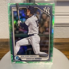 2024 Bowman Chrome Prospects Spencer Jones #BCP-32 Lunar Glow Refractor (RC)