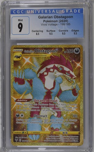 Galarian Obstagoon graded CGC 9 for sale on eBay