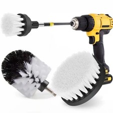 5" Electric Drill Soft Brush For Carpet Leather & Upholstery Cleaning Attachment