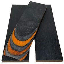 DymaLux "WILDFIRE" Laminated Wood Knife Handle Scales- 1/4" x 1.5" x 5"