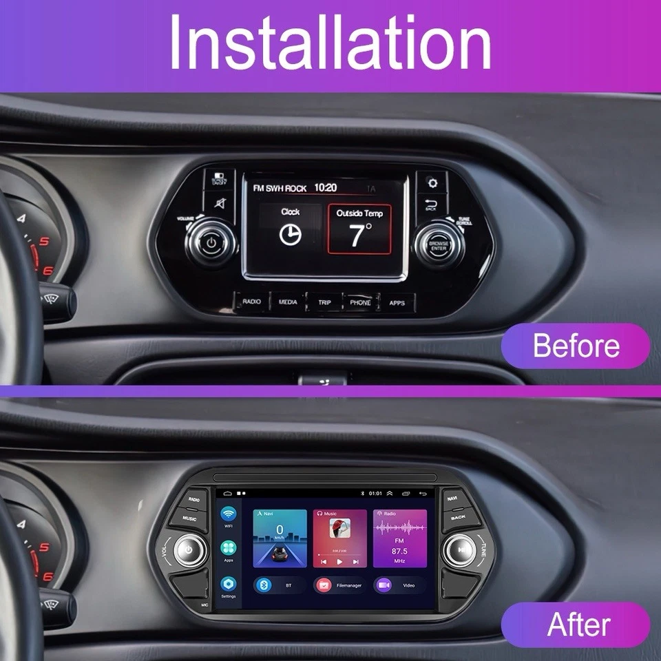 Autoradio 7” Android 15 per FIAT Tipo Egea 2015 - 2017 CARPLAY Wireless 2+64 Nav - Immagine 2 di 4