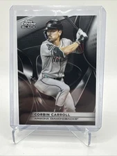 2025 Topps Chrome Black # 92  Corbin Carroll Arizona Diamondbacks (Base)