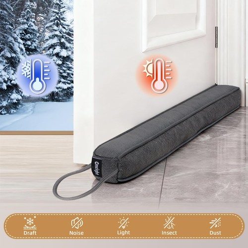 Door Draft Stopper for Bottom of Door and Window, Heavy Duty Guard Gap Snake ... - 第 2/8 張圖片
