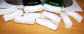 10x 3D Print CAP Dust WHITE Cover for SEGA Dreamcast VMU + Dreamshell Explorer