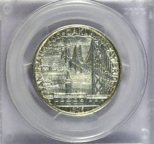 1936-S PCGS MS65 Bay Bridge Classic Commemorative Half Dollar-Nice Coin!! - Picture 4 of 4
