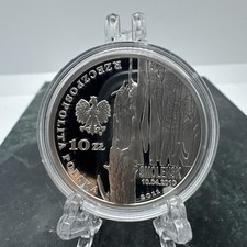 POLAND 2011 10 ZŁ Ten Zlotych Silver Ag Smolensk Plane Crash Slawomir Skrzypek