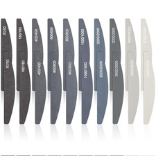 20 Pcs Sanding Sticks for Plastic Models Polishing Sticks Assorted Metal and Woo