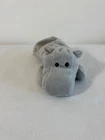 Vintage Ty Beanie Baby Happy the Hippo Gray 1st Gen. Tush Tag No Hang Tag