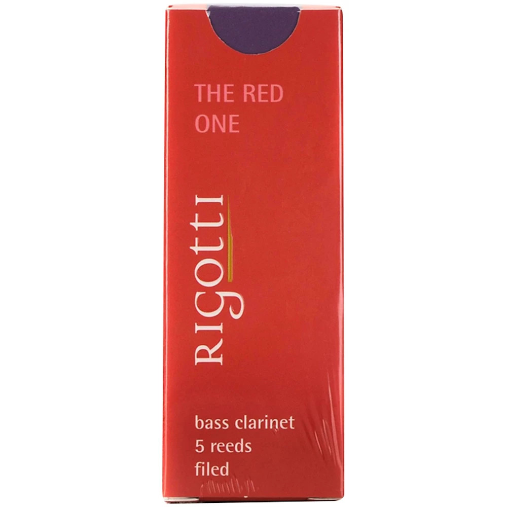 Rigotti Rigotti Bass Clarinet Reed, Gold Classic Cut 3 Medium 5 Pack