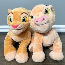 Disney Store Lion King Simba Nala Plush Set