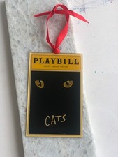 Cats Broadway Show at Winter Garden  - Souvenir Theater Playbill Ornament