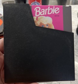 1991 Barbie NES Nintendo Game Cartridge-w-Protective Sleeve 1985 Made In Japan