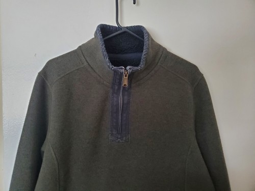 Pullover Fat Face para hombre gris medio con cremallera en cuarto manga larga - Imagen 2 de 16