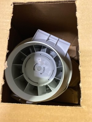 Soler and Palau TD-125 Inline 5''/125MM Duct Fan - Off-White Reinforced Plastic