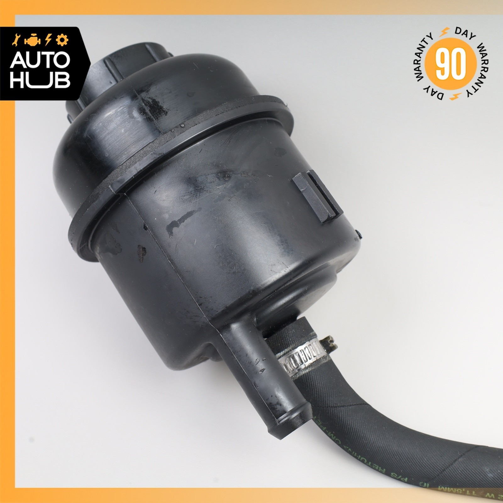 Maserati M138 4200 Coupe Power Steering Pump Oil Reservoir Tank w/ Pipe OEM