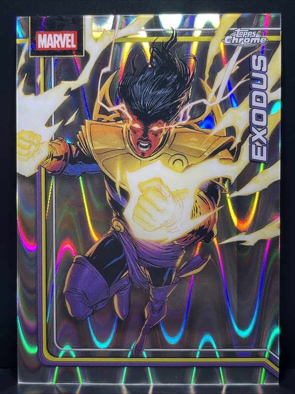 2026 Topps Chrome Marvel Comics Exodus RayWave Refractor #118