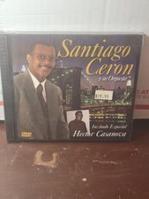 SANTIAGO CERON Y SU ORQUESTA,  INVITADO ESPECIAL HECTOR CASANOVA,  DVD SELLADO 