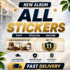 Cafe Ingredients set 11  All Sticker Bulk For...