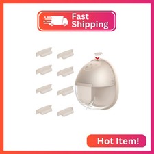 8pcs Breast Pump Spout Cap for eufy Wearable Breast Pump S1 Pro/S1/E20/E10, Repl