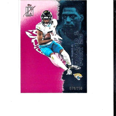 BRIAN THOMAS Jr.  {~}  #079/250  - "PINK SIGNATURE COLLECTION CARD"  - JAGUARS!