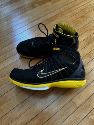 VTG Y2K Nike Zoom Huarache 2K4 Kobe Bryant Black Maize Yellow 511425-007 Sz. 11 VTG Y2K Nike Zoom Huarache 2K4 Kobe Bryant Black Maize  main image 2