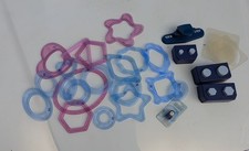Lot of Mostly Creative Memories Scrapbooking Shape Templates and Punches