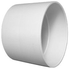 Schedule 40 DWV Pipe Coupling, PVC, 4 In. - PVC 00100 1400HA