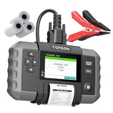 Car Battery Tester, BT600 12V, 12V/24V Cranking Tests and Charging Alternator