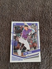 2023 Donruss Zac Veen Colorado Rockies Base&Blue Holo Baseball Cards #99