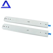 1 Pair With Lock Heavy Duty Drawer Slides 22 Inch 500 Lbs Extension Rails Rail