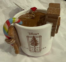 Disney 2024 Grand Californian Hotel Chip Dale Gingerbread Hot Chocolate Ornament
