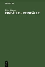 Einfälle - Reinfälle | Kurt Richter | 1983 ...