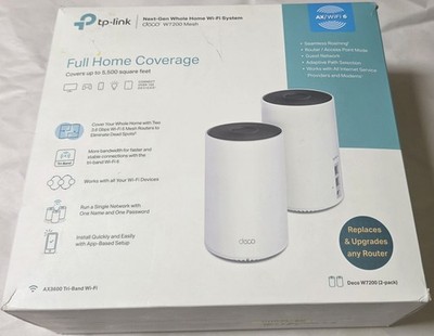 TP-LINK DECOW7200 3600 Mbps Wireless Router - White