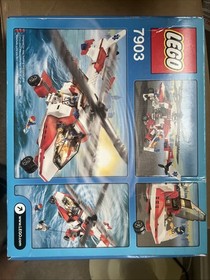 LEGO 7903 City Rescue Helicopter Sealed  HTF Worn Box See Pics Fast Shipping
