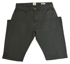 Flint & Tinder Tapered Fit 5-Pocket Dark Gray Pants Jeans  32x32  EUC!!